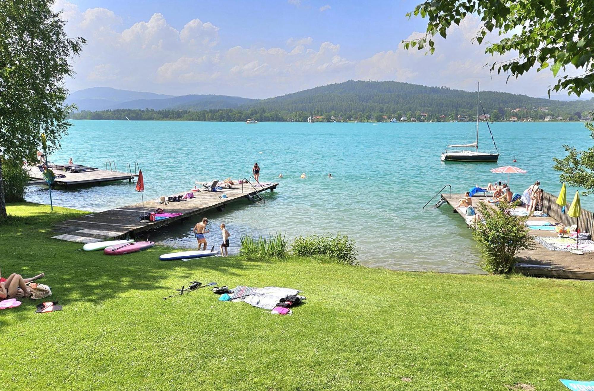 "Casa Antonio" 3 Gehminuten Strandbad Sekirn, Inkl Seezugang Экстерьер фото