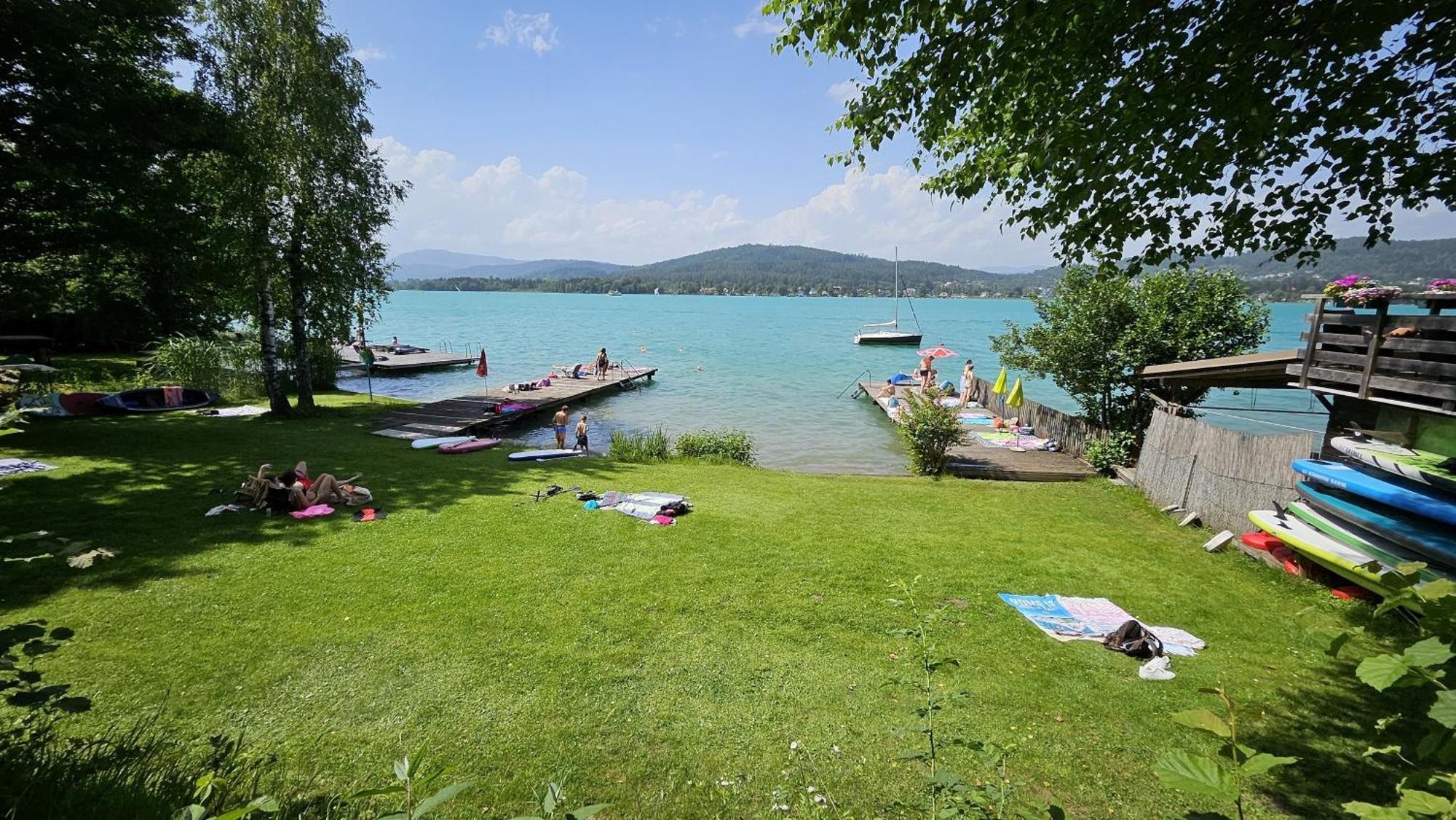 "Casa Antonio" 3 Gehminuten Strandbad Sekirn, Inkl Seezugang Экстерьер фото